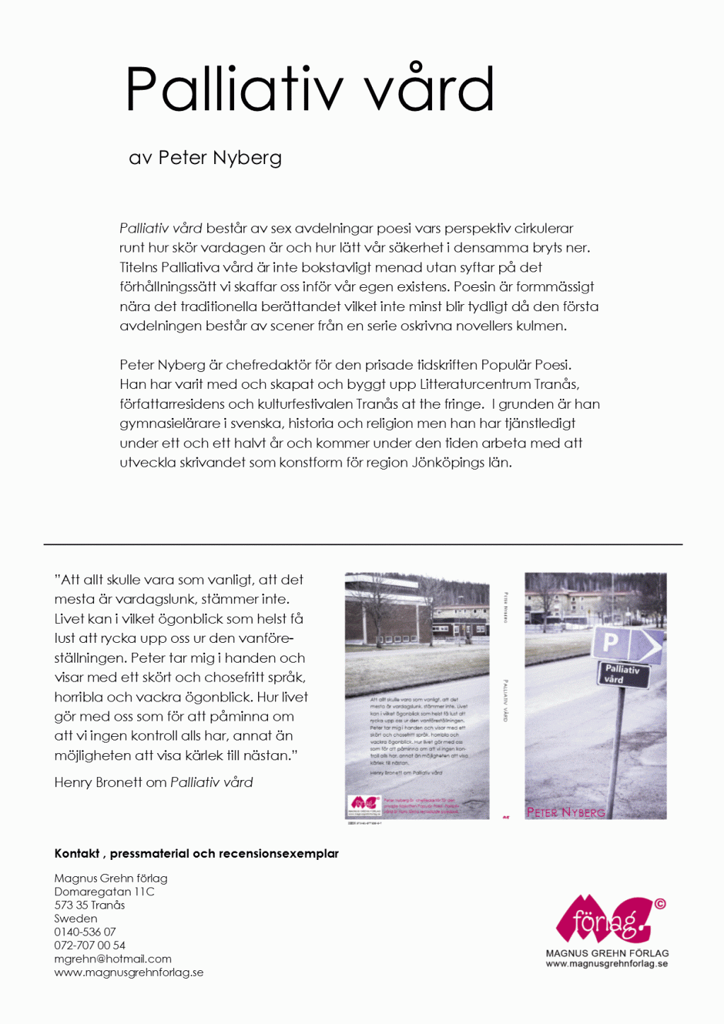 Pressrelease för Palliativ&nbsp;vård