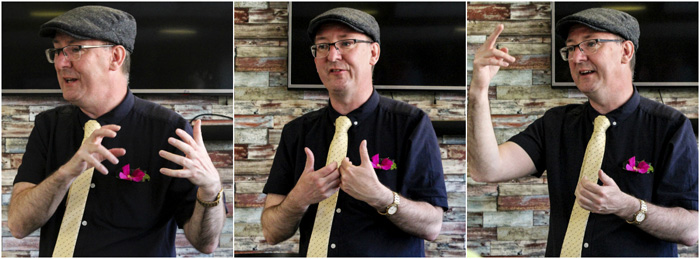 Collage Derek Coyle. Foto: Peter Nyberg