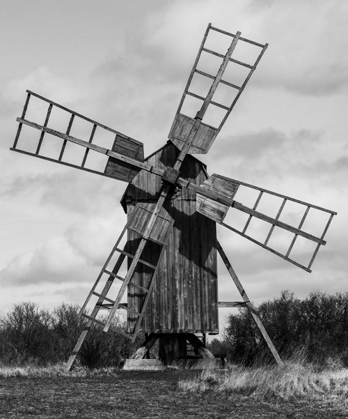 Foto: Peter Nyberg. Vindkvarn. Öland.