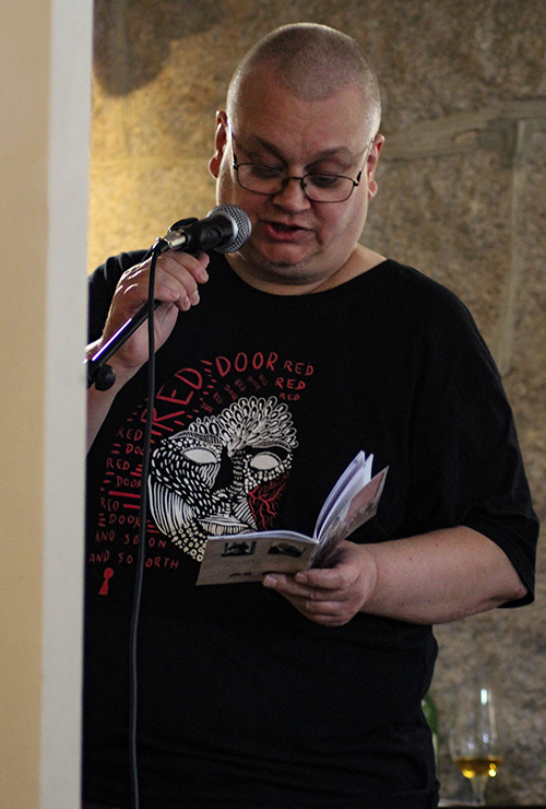 Magnus Grehn, Tranås at the fringe 2023. Foto: Peter Nyberg.