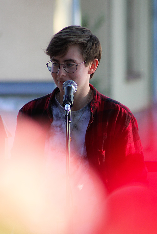 Ullias Berglund, Tranås at the fringe 2023. Foto: Peter Nyberg.