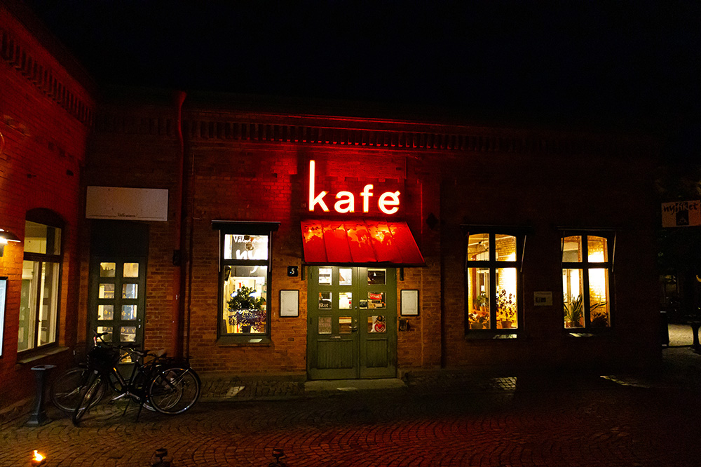 Tändsticksområdet om kvällen